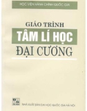 Giáo trình Tâm lý học đại cương (In lần thứ 2): Phần 1