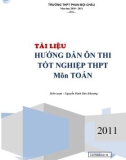 Hướng dẫn ôn thi tốt nghiệp THPT môn Toán