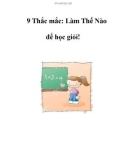 9 Thắc mắc: Làm Thế Nào để học giỏi!