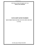 Sáng kiến kinh nghiệm Mầm non: Một số biện pháp giáo dục kỹ năng sống cho trẻ 3 – 4 tuổi tại Trường mầm non Sơn Thủy