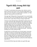 Người thầy trong thời đại mới