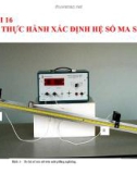 Slide bài Thực hành: Xác định hệ số ma sát - Vật lý 10 - L.N.Ngọc