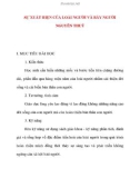 Giáo án Lịch Sử lớp 10: SỰ XUẤT HIỆN CỦA LOÀI NGƯỜI VÀ BẦY NGƯỜI NGUYÊN THUỶ