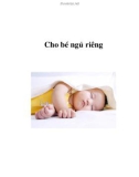 Cho bé ngủ riêng