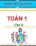 Bài giảng môn Toán lớp 1 sách Cánh diều năm học 2020-2021: Em ôn lại những gì đã học - Tiết 2 (Trường Tiểu học Ái Mộ B)