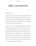 SÓNG – XUÂN QUỲNH