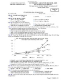 Đề KSCL môn Địa lí lớp 11 năm 2018-2019 lần 1 - THPT Yên Lạc 2 - Mã đề 743