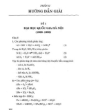 Luyện thi môn Hóa học khối A,B - Giới thiệu đề thi tuyển sinh vào đại học 1998-2002: Phần 2