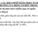 CHƯƠNG 7: CÁC BIỆN PHÁP GIẢM THIỂU Ô NHIỄM MÔI TRƯỜNG CỦA ĐỘNG CƠ ĐỐT