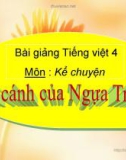 Bài giảng Kể chuyện: Đôi cánh của Ngựa trắng - Tiếng việt 4 - GV.N.Hoài Thanh