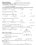 Đề thi giữa học kì 2 môn Toán lớp 6 năm 2022-2023 có đáp án - Trường THCS Hải Hậu