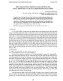 Thực trạng phát triển du lịch ở Hương Trà (Thừa Thiên Huế) và đề xuất định hướng phát triển