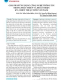 Giải pháp ứng dụng công nghệ thông tin trong phát triển và hoàn thiện kỹ, chiến thuật môn Vovinam