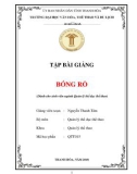 Tập bài giảng Bóng rổ: Phần 1 - Trường Đại học Văn hóa, Thể thao và Du lịch Thanh Hóa