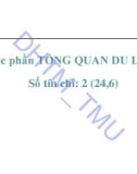 Bài giảng Tổng quan du lịch - ĐH Thương Mại