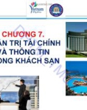 Bài giảng Quản trị tác nghiệp doanh nghiệp khách sạn (Hotel Operations Management): Chương 7 - ĐH Thương Mại