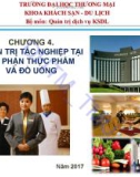 Bài giảng Quản trị tác nghiệp doanh nghiệp khách sạn (Hotel Operations Management): Chương 4 - ĐH Thương Mại