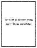 Tục đánh cô dâu mới trong ngày Tết của người Nhật