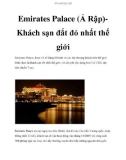 Emirates Palace (Ả Rập)