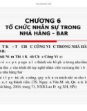 Bài giảng môn Quản trị nhà hàng: Chương 6 - GV. Trần Thu Hương