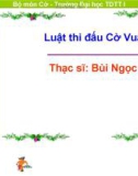 Luật thi đấu cờ vua