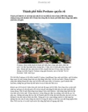 Thành phố biển Positano quyến rũ