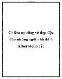 Chiêm ngưỡng vẻ đẹp độc đáo những ngôi nhà đá ở Alberobello (Ý)