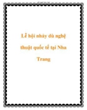 Lễ hội nhảy dù nghệ thuật quốc tế tại Nha Trang