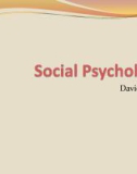 Lecture Social Psychology - Chapter 13: Conflict and Peacemaking