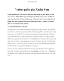 Vườn quốc gia Xuân Sơn