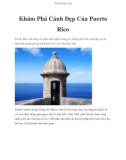 Khám Phá Cảnh Đẹp Của Puerto Rico