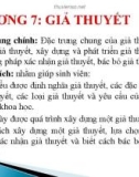 Bài giảng Logic học đại cương: Chương 7 - ThS. Trần Thị Hà Nghĩa