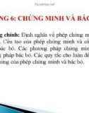 Bài giảng Logic học đại cương: Chương 6 - ThS. Trần Thị Hà Nghĩa