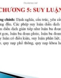 Bài giảng Logic học đại cương: Chương 5 - ThS. Trần Thị Hà Nghĩa