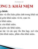 Bài giảng Logic học đại cương: Chương 2 - ThS. Trần Thị Hà Nghĩa