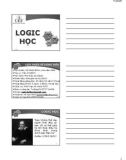 Bài giảng Logic học: Chương 0 - PGS.TS Vũ Ngọc Bích