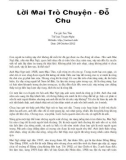 Lời Mai Trò Chuyện - Đỗ Chu