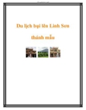 Du lịch bụi lên Linh Sơn thánh mẫu