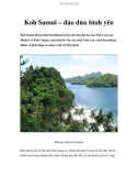 Koh Samui – đảo dừa bình yên