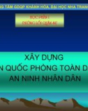 Bài giảng Giáo dục quốc phòng - Học phần I: Bài 3 - ĐH Nha Trang