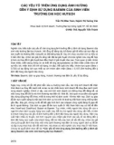 Các yếu tố trên ứng dụng ảnh hưởng đến ý định sử dụng Baemin của sinh viên trường đại học HUTECH