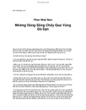 Những Dòng Sông Chảy Qua Vùng Đá Sạn