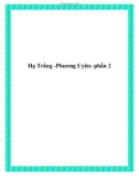 Hạ Trắng -Phương Uyên- phần 2