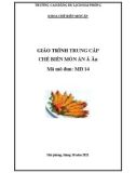 Giáo trình Chế biến món ăn Á, Âu (Nghề: Kỹ thuật chế biến món ăn - Trung cấp) - Trường CĐ Du lịch và dịch vụ Hải Phòng