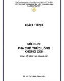 Giáo trình Pha chế thức uống không cồn (Trình độ: Trung cấp) - Trường Trung cấp Du lịch và Khách sạn Saigontourist