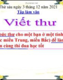 Bài giảng môn Tiếng Việt lớp 3 năm học 2021-2022 - Tuần 13: Tập làm văn Viết thư (Trường Tiểu học Thạch Bàn B)