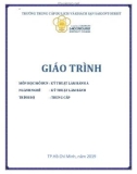 Giáo trình Kỹ thuật làm bánh Á (Ngành: Kỹ thuật làm bánh - Trung cấp) - Trường Trung cấp Du lịch và Khách sạn Saigontourist