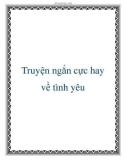 Truyện ngắn cực hay về tình yêu