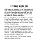 Chứng ngủ giả