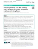 Body image before and after coronary artery bypass graft surgery: Comparison and its contributing factors